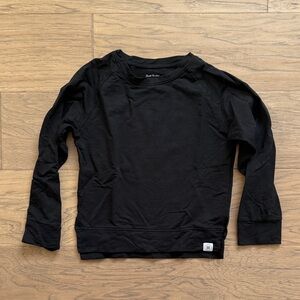 Sweet Bamboo Soft Black Kids Sweatshirt 5t